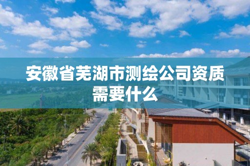 安徽省蕪湖市測繪公司資質需要什么