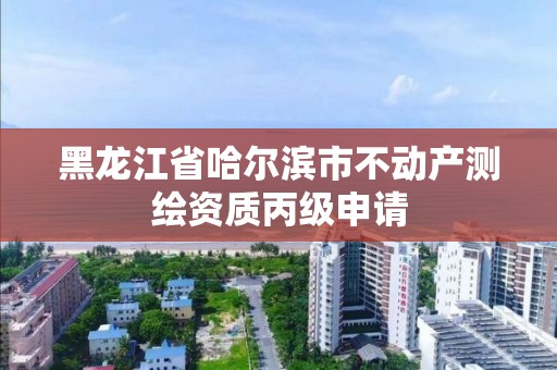 黑龍江省哈爾濱市不動產測繪資質丙級申請