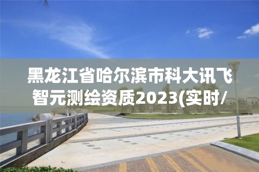 黑龍江省哈爾濱市科大訊飛智元測繪資質2023(實時/更新中)