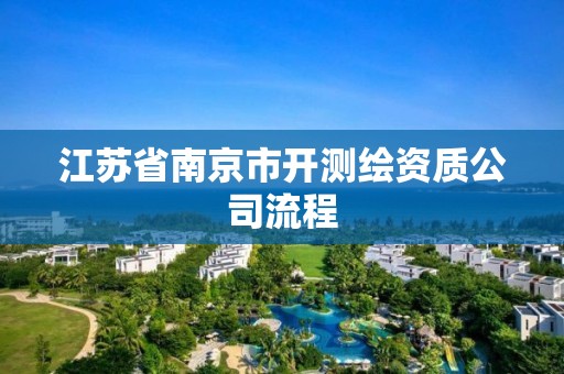 江蘇省南京市開測繪資質公司流程