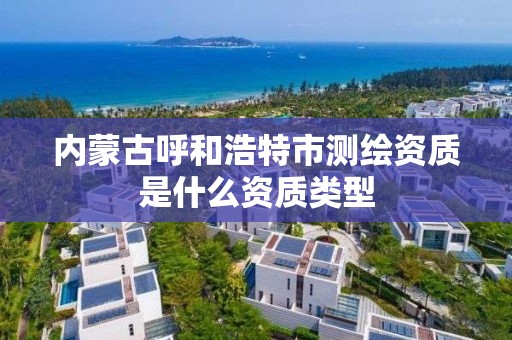 內蒙古呼和浩特市測繪資質是什么資質類型