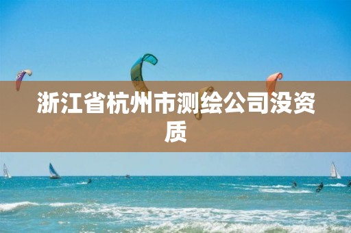 浙江省杭州市測繪公司沒資質