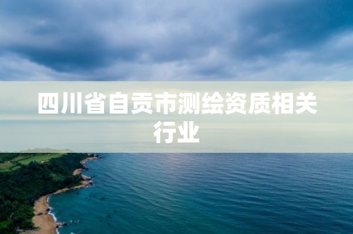 四川省自貢市測繪資質相關行業