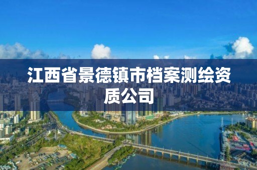 江西省景德鎮市檔案測繪資質公司