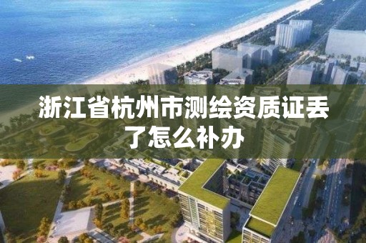 浙江省杭州市測繪資質證丟了怎么補辦