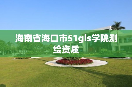 海南省海口市51gis學院測繪資質