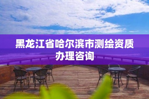 黑龍江省哈爾濱市測繪資質辦理咨詢