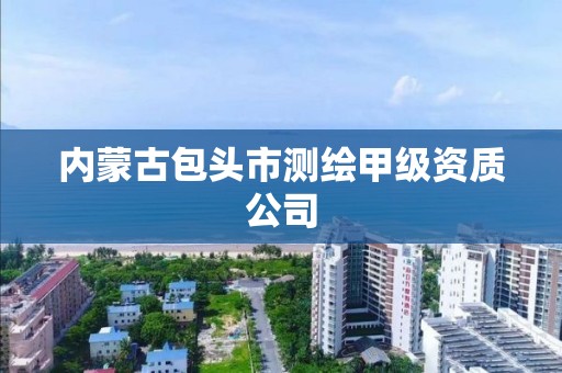 內蒙古包頭市測繪甲級資質公司