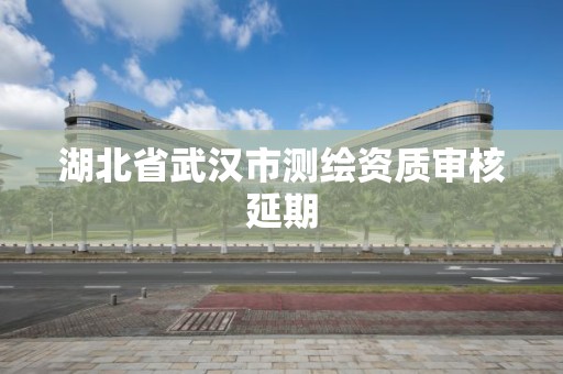 湖北省武漢市測繪資質審核延期