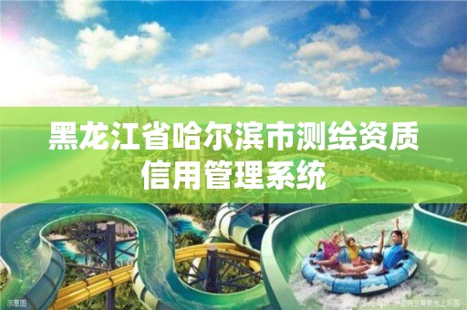 黑龍江省哈爾濱市測繪資質信用管理系統