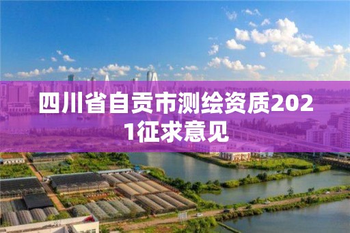 四川省自貢市測(cè)繪資質(zhì)2021征求意見