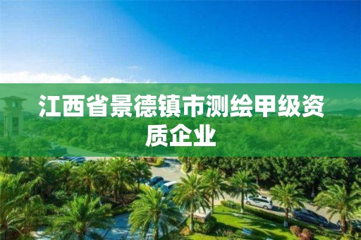 江西省景德鎮(zhèn)市測繪甲級資質(zhì)企業(yè)