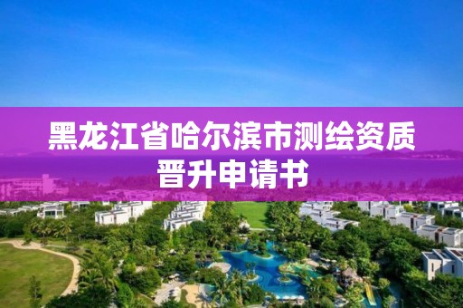 黑龍江省哈爾濱市測繪資質晉升申請書