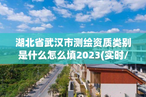 湖北省武漢市測繪資質類別是什么怎么填2023(實時/更新中)