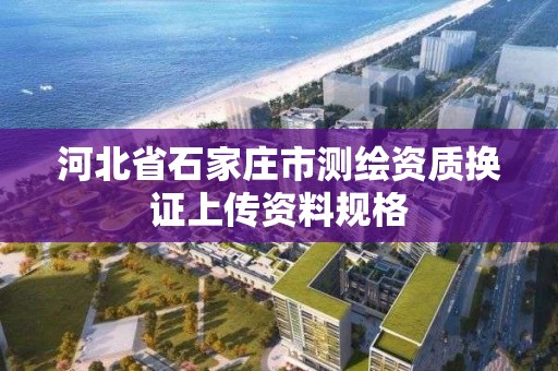 河北省石家莊市測繪資質換證上傳資料規格