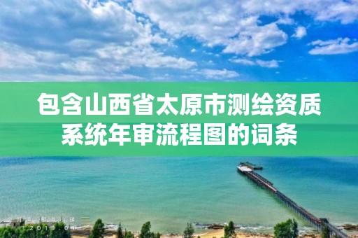 包含山西省太原市測繪資質系統年審流程圖的詞條