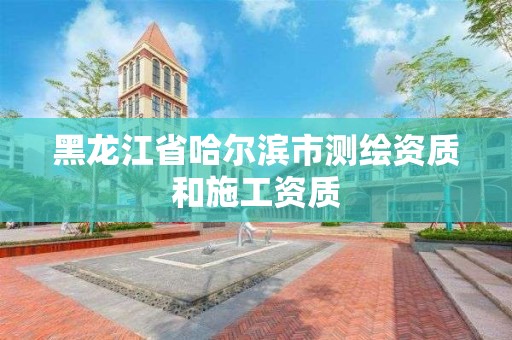 黑龍江省哈爾濱市測繪資質和施工資質