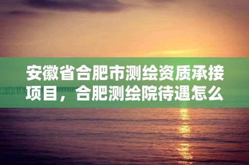 安徽省合肥市測繪資質承接項目，合肥測繪院待遇怎么樣