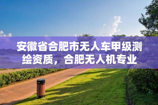 安徽省合肥市無人車甲級測繪資質，合肥無人機專業