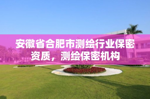 安徽省合肥市測繪行業(yè)保密資質(zhì)，測繪保密機(jī)構(gòu)