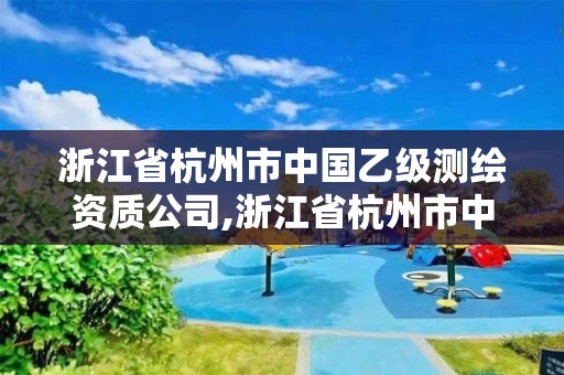 浙江省杭州市中國乙級測繪資質公司,浙江省杭州市中國乙級測繪資質公司有哪些