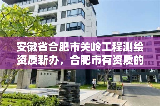 安徽省合肥市關嶺工程測繪資質新辦，合肥市有資質的測繪公司