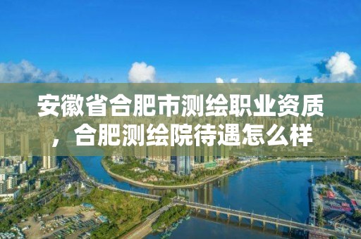 安徽省合肥市測繪職業資質，合肥測繪院待遇怎么樣