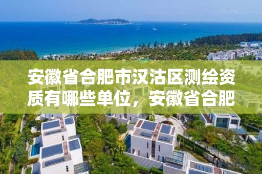 安徽省合肥市漢沽區測繪資質有哪些單位，安徽省合肥市漢沽區測繪資質有哪些單位可以辦理