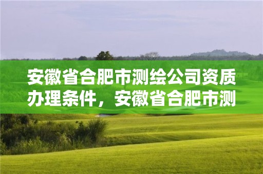 安徽省合肥市測(cè)繪公司資質(zhì)辦理?xiàng)l件，安徽省合肥市測(cè)繪公司資質(zhì)辦理?xiàng)l件有哪些