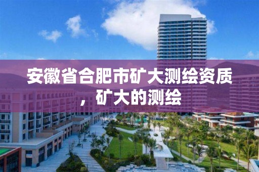 安徽省合肥市礦大測繪資質，礦大的測繪