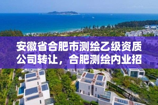 安徽省合肥市測繪乙級資質公司轉讓，合肥測繪內業招聘