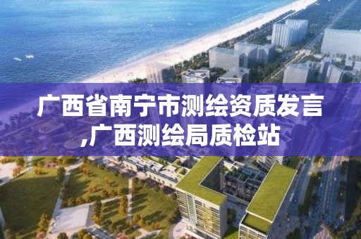 廣西省南寧市測繪資質發言,廣西測繪局質檢站