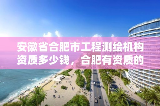 安徽省合肥市工程測繪機構資質多少錢，合肥有資質的測繪公司