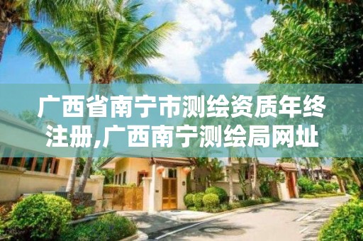 廣西省南寧市測繪資質年終注冊,廣西南寧測繪局網址