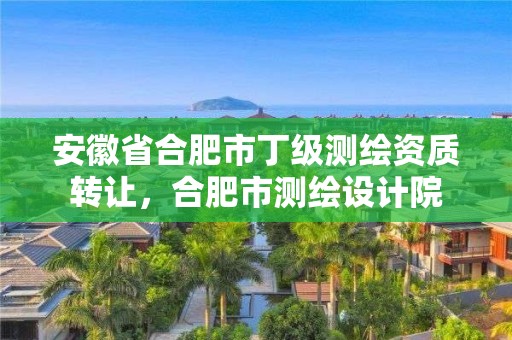 安徽省合肥市丁級測繪資質轉讓，合肥市測繪設計院