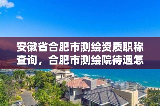 安徽省合肥市測繪資質職稱查詢，合肥市測繪院待遇怎么樣