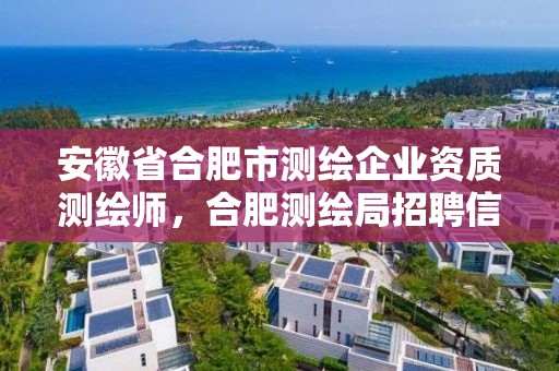 安徽省合肥市測繪企業資質測繪師，合肥測繪局招聘信息