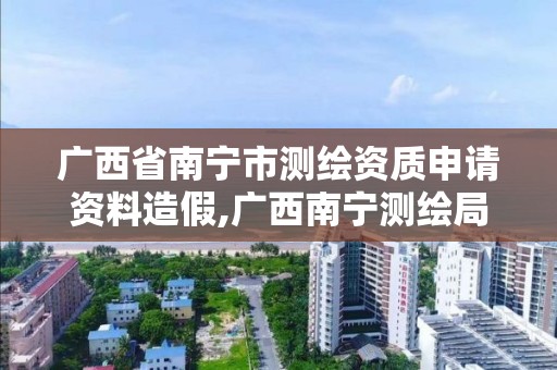 廣西省南寧市測繪資質申請資料造假,廣西南寧測繪局網址