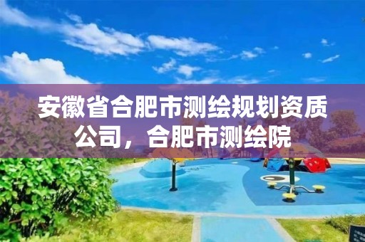 安徽省合肥市測繪規劃資質公司，合肥市測繪院