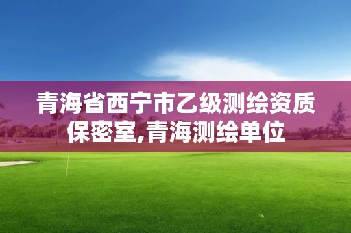 青海省西寧市乙級測繪資質保密室,青海測繪單位