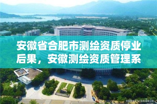 安徽省合肥市測繪資質停業后果，安徽測繪資質管理系統