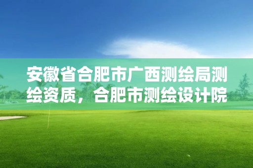 安徽省合肥市廣西測繪局測繪資質(zhì)，合肥市測繪設(shè)計院