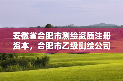 安徽省合肥市測繪資質(zhì)注冊資本，合肥市乙級測繪公司