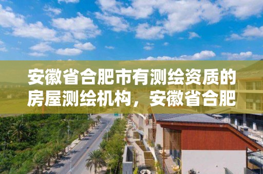 安徽省合肥市有測繪資質的房屋測繪機構，安徽省合肥市有測繪資質的房屋測繪機構嗎