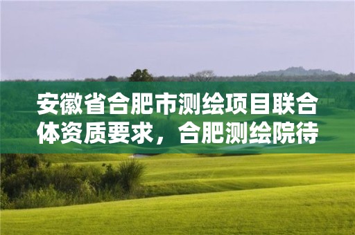 安徽省合肥市測繪項目聯合體資質要求，合肥測繪院待遇怎么樣