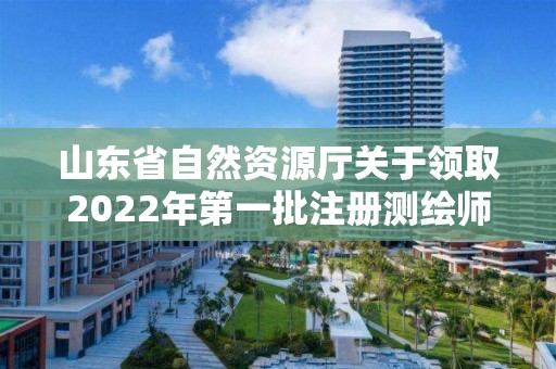 山東省自然資源廳關于領取2022年第一批注冊測繪師證章的通知