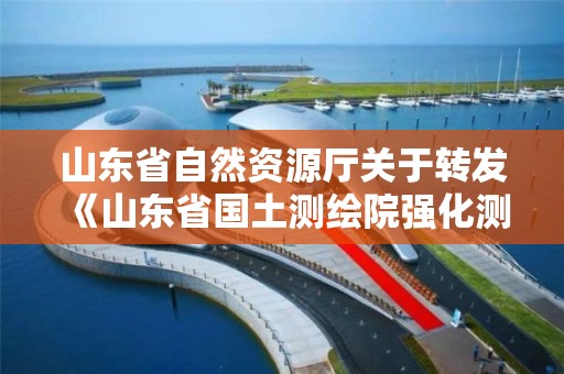 山東省自然資源廳關于轉發《山東省國土測繪院強化測繪地理信息技術保障服務全省經濟社會高質量發展項目清單》的通知