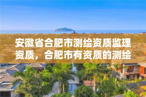 安徽省合肥市測繪資質(zhì)監(jiān)理資質(zhì)，合肥市有資質(zhì)的測繪公司