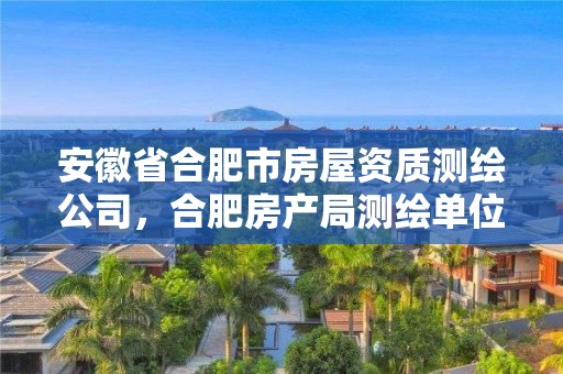 安徽省合肥市房屋資質測繪公司，合肥房產局測繪單位