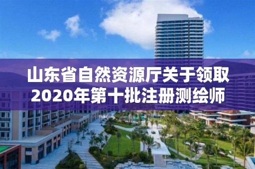 山東省自然資源廳關(guān)于領(lǐng)取2020年第十批注冊測繪師證章的公告